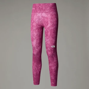 The North Face Damskie Legginsy Z Nadrukiem Flex Cyber Berry Waterfall Print Rozmiar  female