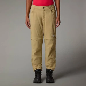 The North Face Damskie Przekształcalne Spodnie O Regularnym Kroju Exploration Khaki Stone Rozmiar  female