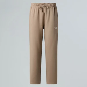 The North Face Damskie Spodnie O Prostym Luźnym Kroju Z Grafiką Bez Ściągaczy U Dołu Mushroom Grey-white Dune Rozmiar  female