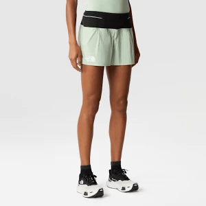 The North Face Damskie Szorty Summit Pacesetter 3" Misty Sage-tnf Black Rozmiar L female