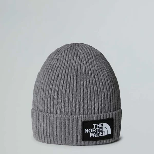 The North Face Dziecięca Czapka Beanie Z Mankietem I Logo Tnf Tnf Medium Grey Heather Rozmiar Rozmiar uniwersalny male