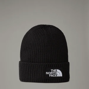 The North Face Dziecięca Czapka Beanie Z Mankietem I Prostokątnym Logo Tnf Tnf Black Rozmiar Rozmiar uniwersalny male