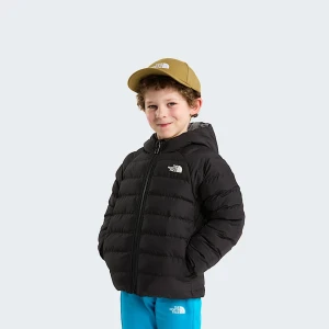 The North Face Dziecięca Dwustronna Kurtka Perrito Tnf Black-smoked Pearl Rozmiar 6 lat unisex