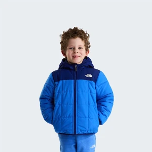 The North Face Dziecięca Dwustronna Kurtka Z Kapturem I Zamkiem Na Całej Długości Shasta Active Blue-bold Blue Rozmiar 2 lat unisex