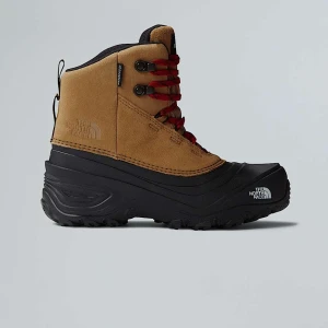 The North Face Dziecięce Wodoodporne Sznurowane Buty Turystyczne Chilkat V Almond Butter-tnf Black Rozmiar 29.5 male