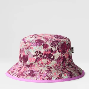 The North Face Dziecięcy Dwustronny Kapelusz Wędkarski Class V Violet Crocus Maze Floral Print-violet Crocus Rozmiar S unisex