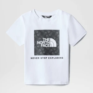 The North Face Dziecięcy T-shirt Z Grafiką Lifestyle Tnf White Rozmiar 7 lat unisex