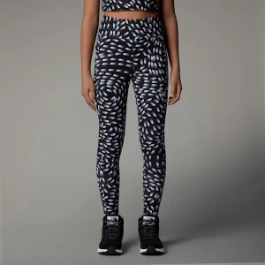 The North Face Dziewczęce Legginsy Never Stop Tnf Black Vector Field Print Rozmiar M female