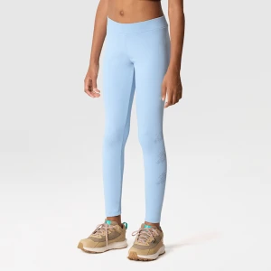 The North Face Dziewczęce Legginsy Z Grafiką Steel Blue Rozmiar S female