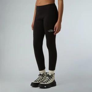 The North Face Dziewczęce Legginsy Z Odblaskowym Logo Tnf Black Rozmiar XS female