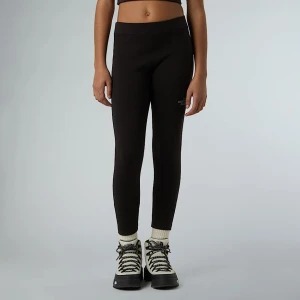 The North Face Dziewczęce Legginsy Z Odblaskowym Logo Tnf Black Rozmiar L female
