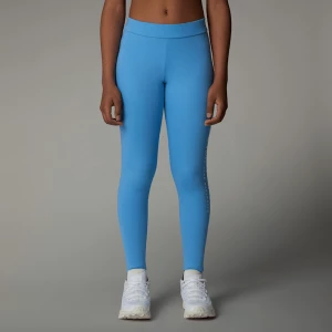 The North Face Dziewczęce Legginsy Z Pionową Grafiką Cornflower Rozmiar L female