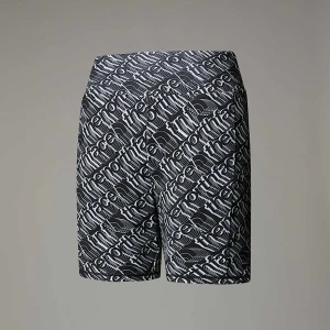 The North Face Dziewczęce Szorty Rowerowe Never Stop Tnf Black Diags Logo Print Rozmiar XXL female