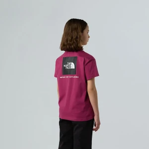 The North Face Dziewczęcy Luźny T-shirt Nse Box Tek Cyber Berry Rozmiar XXL female