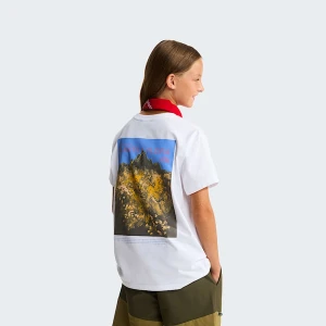 The North Face Dziewczęcy T-shirt O Luźnym Kroju Flora Tnf White Rozmiar XXL female
