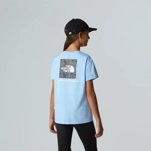The North Face Dziewczęcy T-shirt O Luźnym Kroju Nse Box Cornflower Rozmiar L female