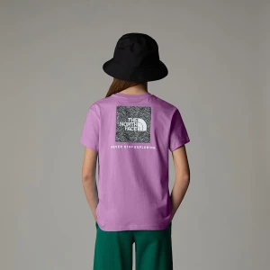 The North Face Dziewczęcy T-shirt O Luźnym Kroju Redbox Dragonfruit Rozmiar XXL female