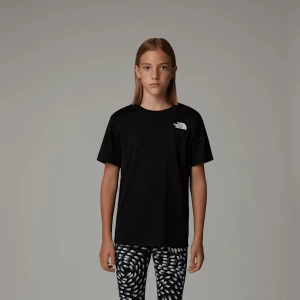 The North Face Dziewczęcy T-shirt Reaxion Tnf Black Rozmiar M female