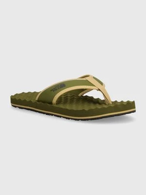 The North Face japonki BASE CAMP FLIP-FLOP II męskie kolor zielony NF0A47AA3I01