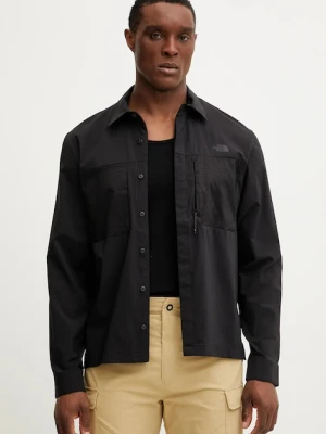 The North Face koszula Lightrange męska kolor czarny regular z kołnierzykiem klasycznym NF0A8B53JK31