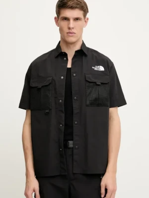 The North Face koszula TNF X NSE męska kolor czarny relaxed z kołnierzykiem klasycznym NF0A8BK1JK31