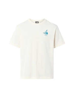 The North Face Koszulka damska - Powder Days Kobiety Bawełna biały nadruk,