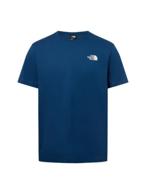 The North Face Koszulka męska - Celebration Mężczyźni Bawełna niebieski jednolity,
