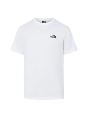 The North Face Koszulka męska Mężczyźni Bawełna biały jednolity,