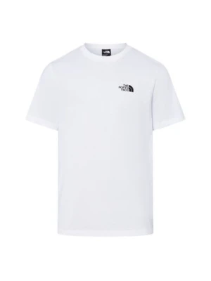 The North Face Koszulka męska Mężczyźni Bawełna biały jednolity,
