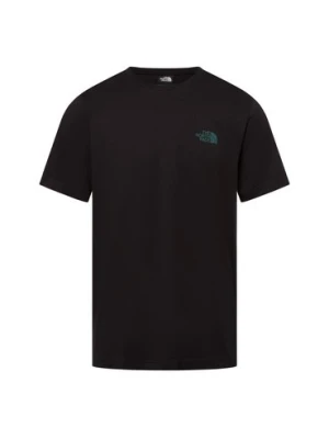 The North Face Koszulka męska Mężczyźni Bawełna czarny jednolity,