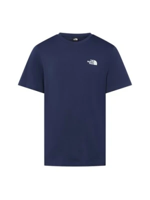 The North Face Koszulka męska Mężczyźni Bawełna niebieski jednolity,
