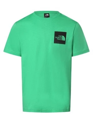 The North Face Koszulka męska Mężczyźni Bawełna zielony jednolity,