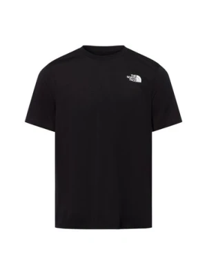The North Face Koszulka męska Mężczyźni Sztuczne włókno czarny|biały jednolity,