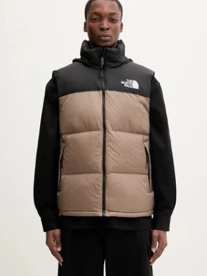 The North Face kurtka 1996 Retro Nuptse kolor brązowy zimowy NF0A3JQQDHL1