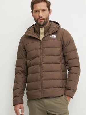 The North Face kurtka Aconcagua 3 męska kolor brązowy zimowa NF0A84I11OI1