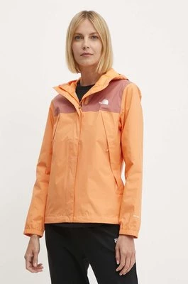 The North Face kurtka damska kolor pomarańczowy przejściowa NF0A7QEUZQI1