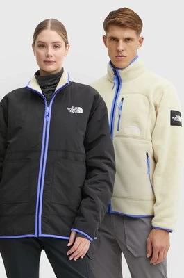 The North Face kurtka dwustronna TNF x Yinka Ilori kolor beżowy przejściowa NF0A89GK4D51