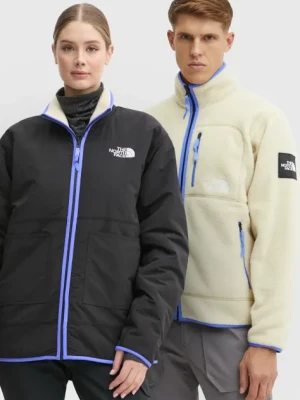 The North Face kurtka dwustronna TNF x Yinka Ilori kolor beżowy przejściowa NF0A89GK4D51