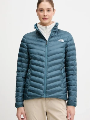 The North Face kurtka Huila kolor turkusowy przejściowa NF0A8DW6BQ51