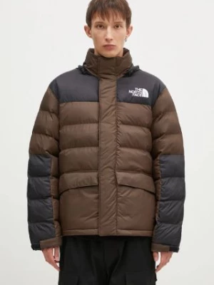 The North Face kurtka Limbara męska kolor brązowy zimowa NF0A89EG1OI1