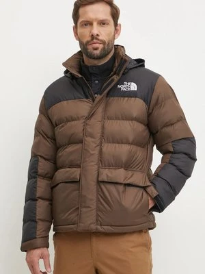 The North Face kurtka Limbara męska kolor brązowy zimowa NF0A89EG1OI1