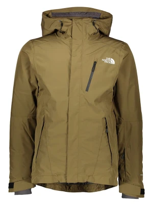 The North Face Kurtka narciarska "Descendit" w kolorze khaki rozmiar: S