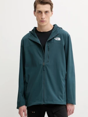 The North Face kurtka Nimble kolor turkusowy przejściowa NF0A8CD6BSA1