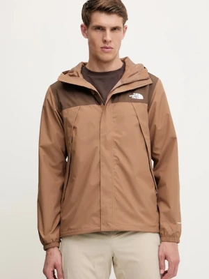 The North Face kurtka outdoorowa Antora kolor brązowy NF0A7QEY5K21