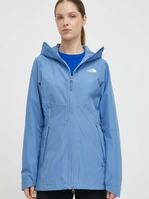 The North Face kurtka outdoorowa Hikesteller Parka Shell kolor niebieski NF0A3BVIPOD1