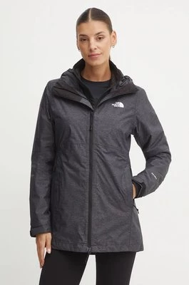 The North Face kurtka outdoorowa Hikesteller Triclimate kolor szary NF0A55H34HF1