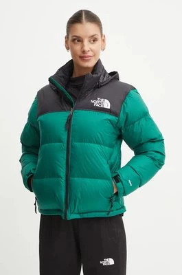 The North Face kurtka puchowa 1996 Retro Nuptse damska kolor zielony zimowa NF0A3XEONL11