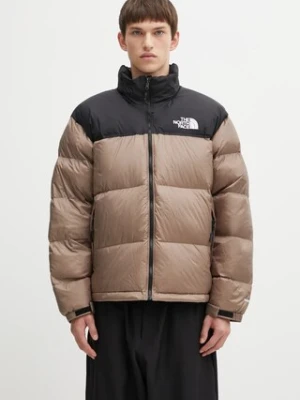The North Face kurtka puchowa 1996 Retro Nuptse kolor brązowy zimowa NF0A3C8DDHL1