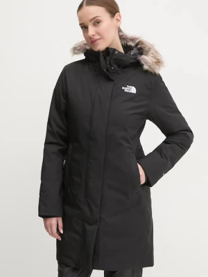 The North Face kurtka puchowa Arctic damska kolor czarny zimowa NF0A84J24H01