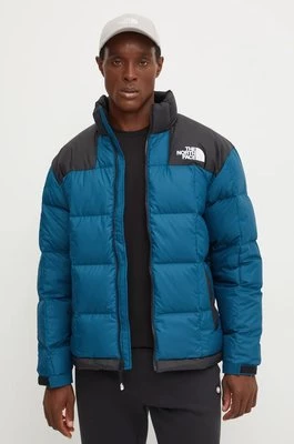 The North Face kurtka puchowa Lhotse Jacket męska kolor turkusowy zimowa NF0A3Y231NO1